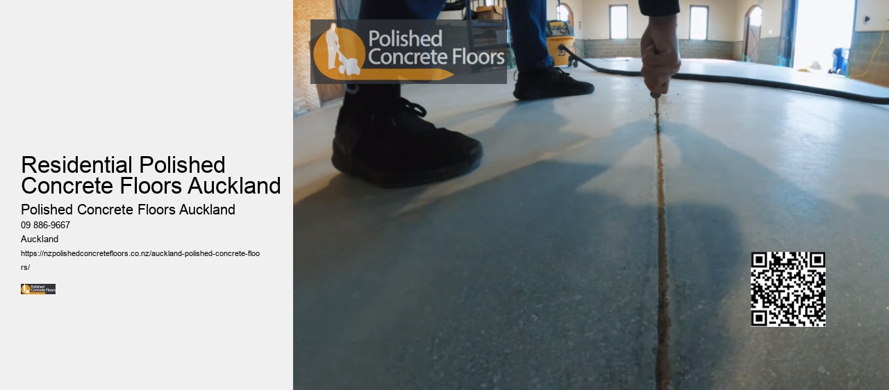 Residential Polished Concrete Floors Auckland